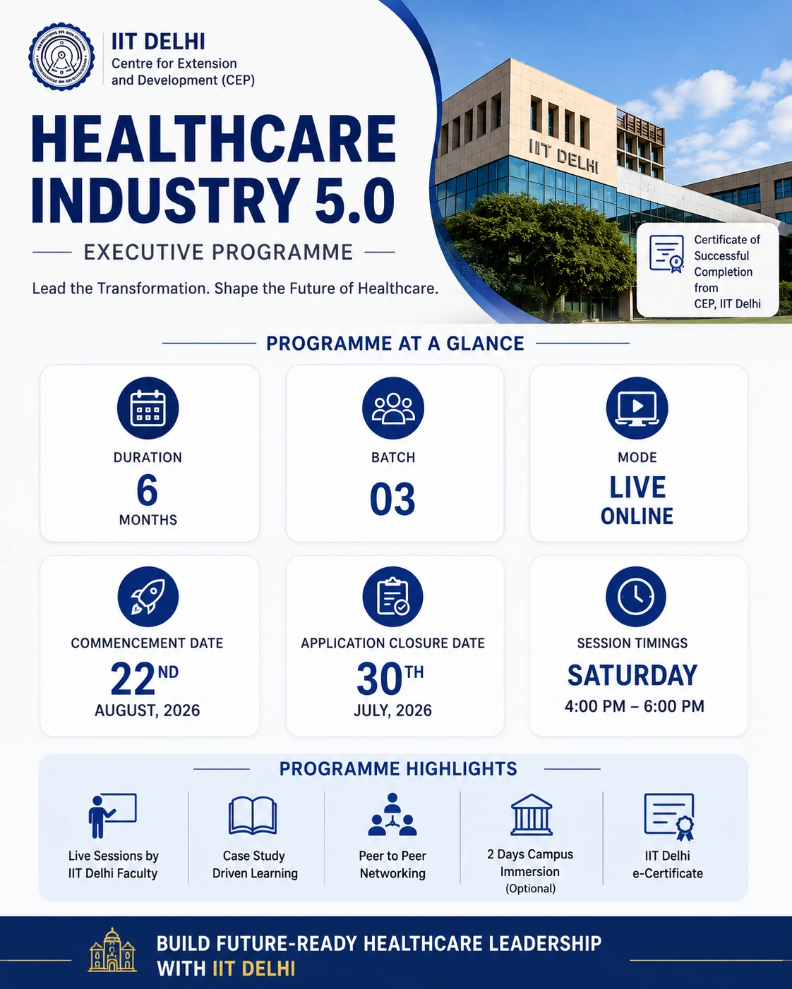 IIT Delhi Healthcare Industry 5.0 