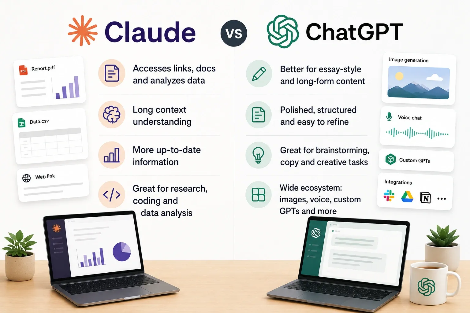 Claude vs ChatGPT
