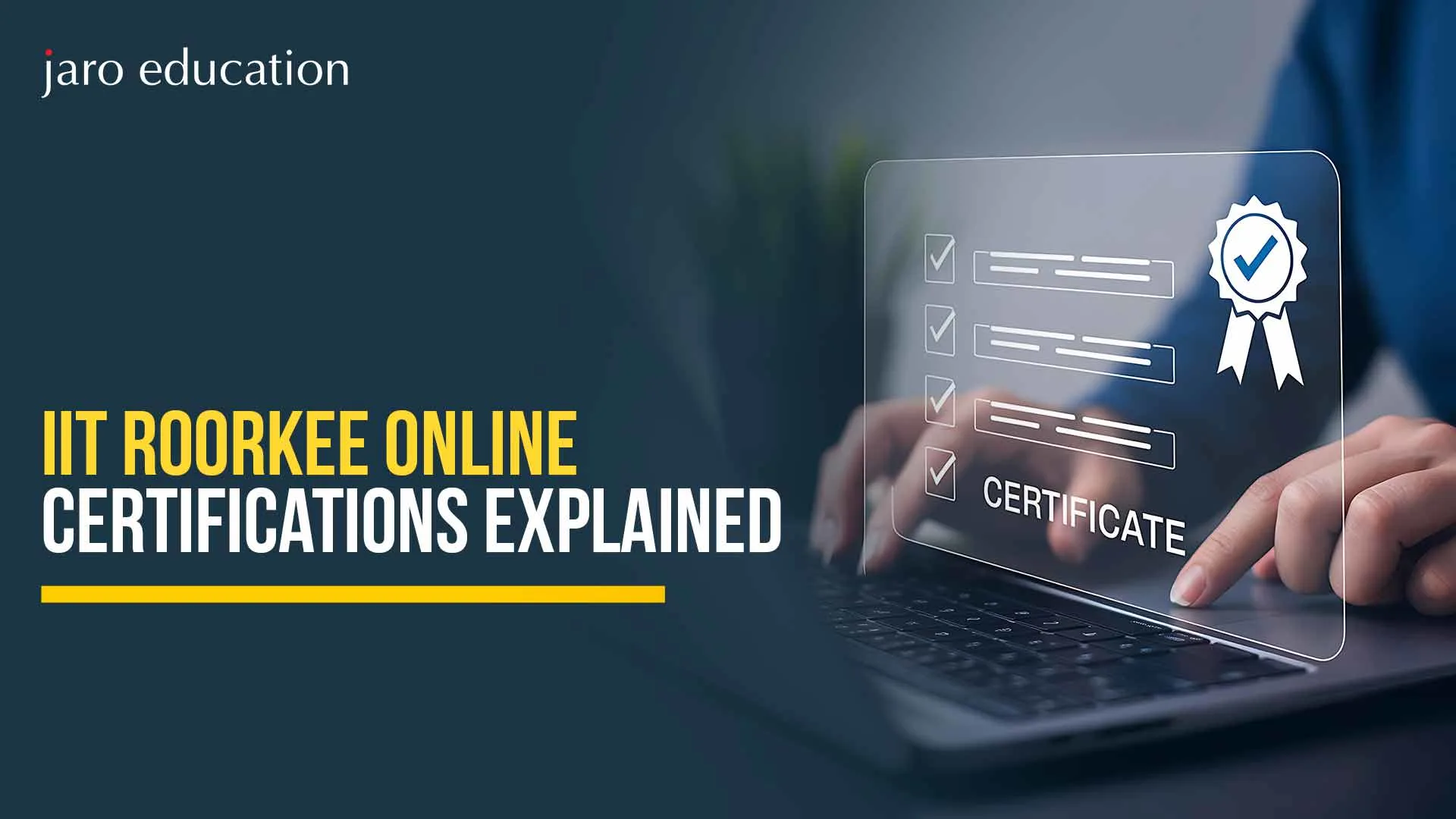 IIT Roorkee Online Certifications Explained