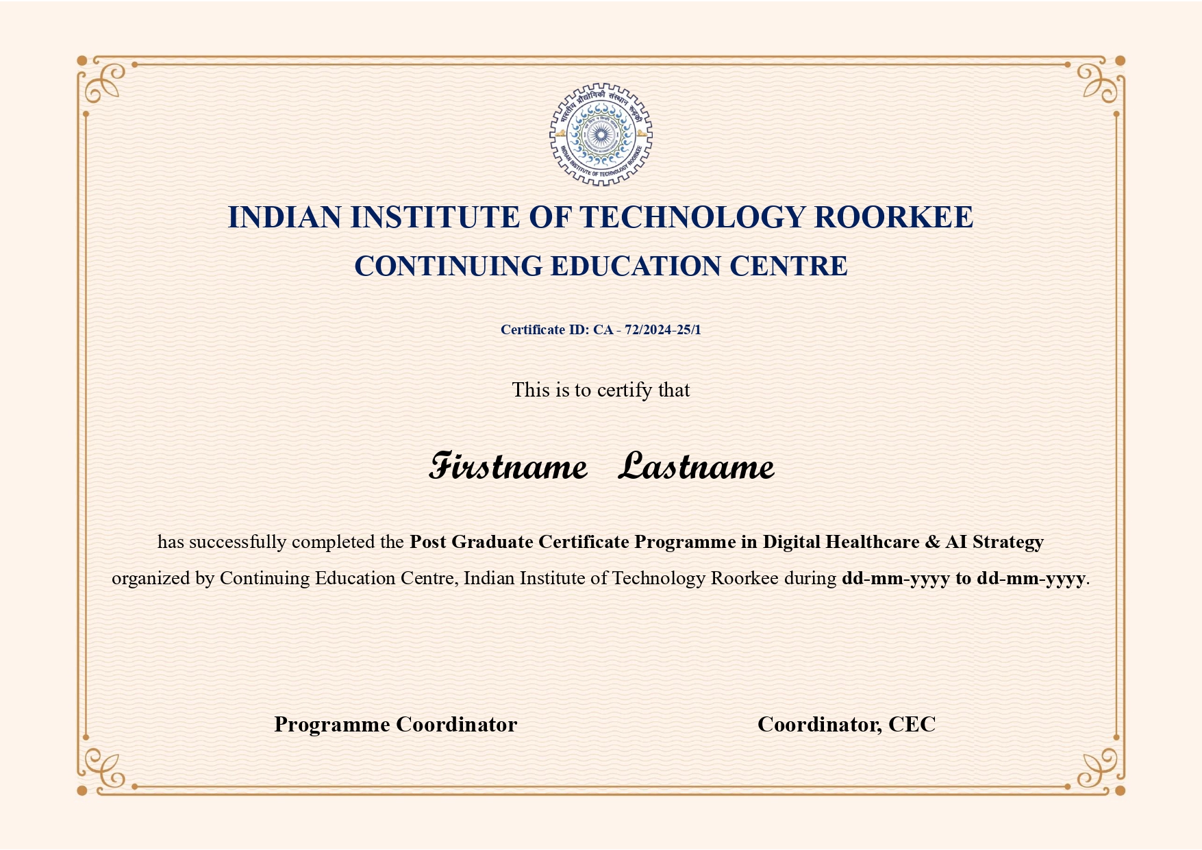 Earn a Career Certificate